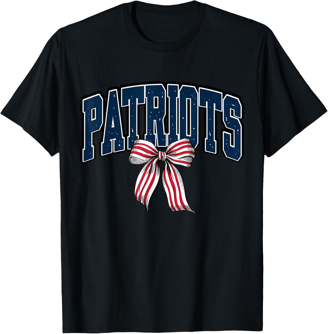 Vintage Patriot Bow School Spirit Men Women Kids T-Shirt