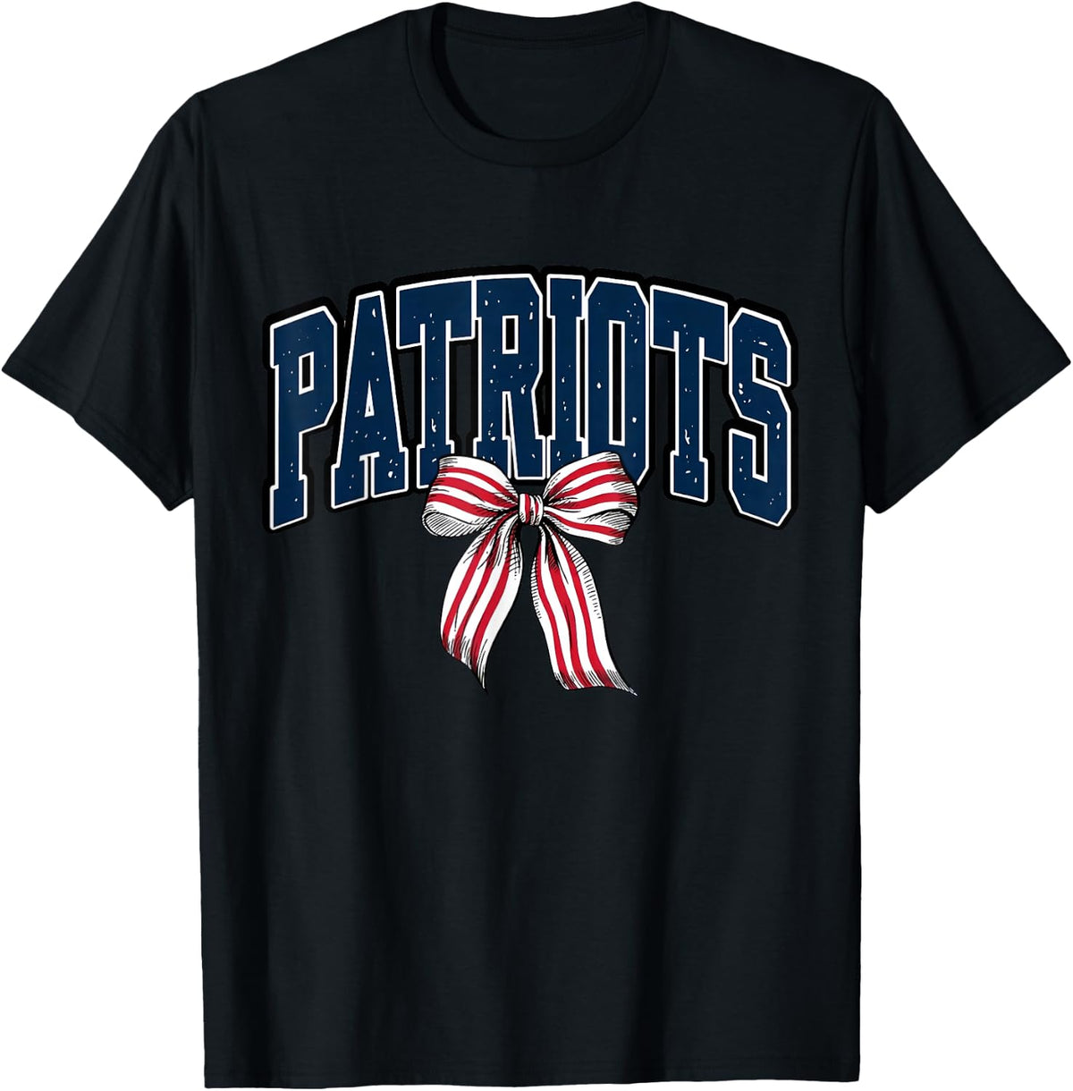 Vintage Patriot Bow School Spirit Men Women Kids T-Shirt