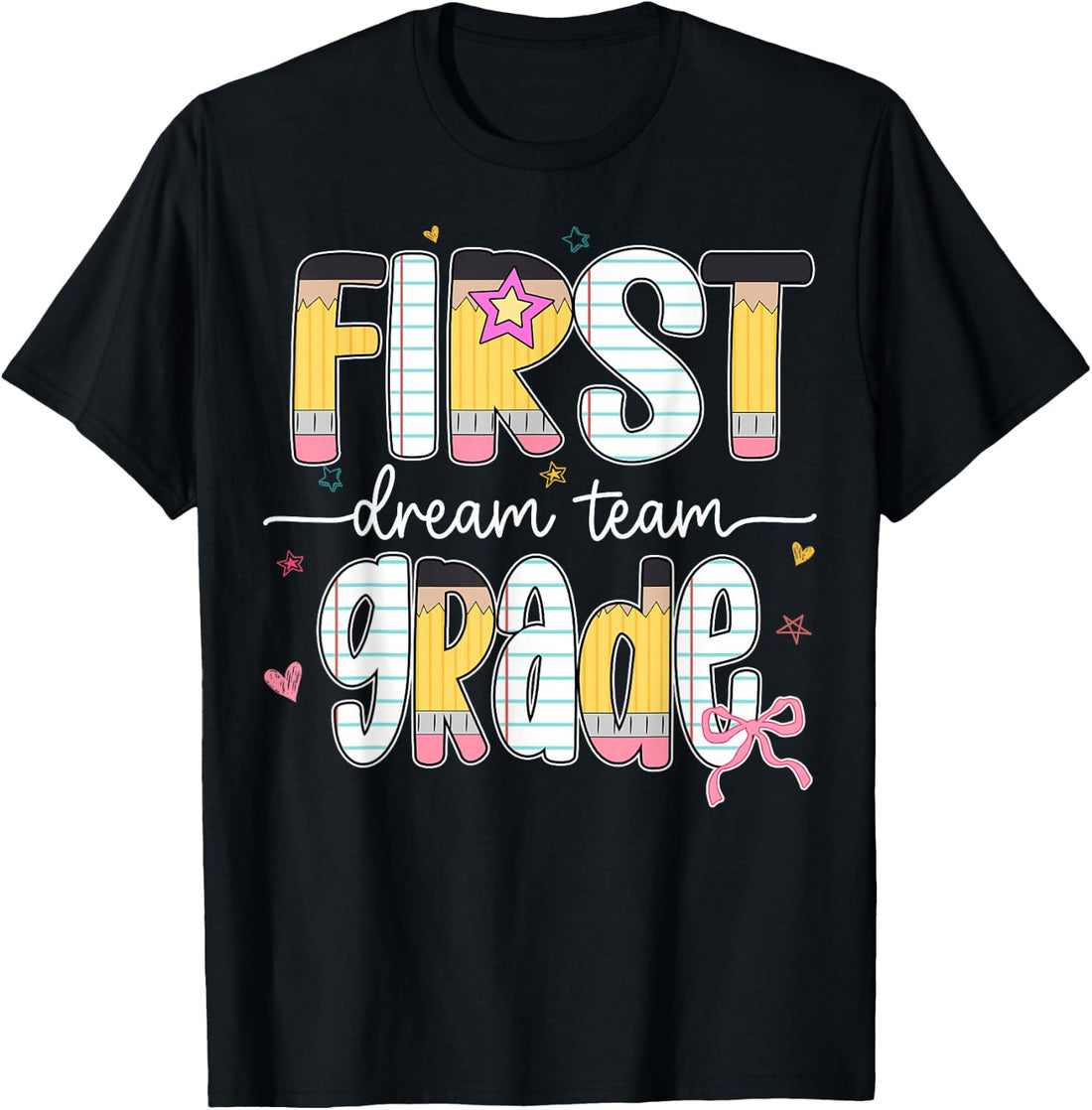 1st Grade Dream Team Back to School Teacher Student Kids T-Shirt