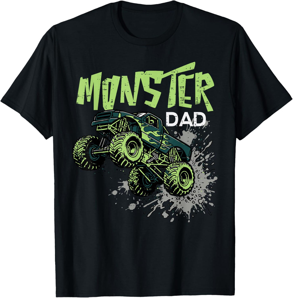 Monster Truck Dad Off Road Racing Family Matching Papa Men T-Shirt
