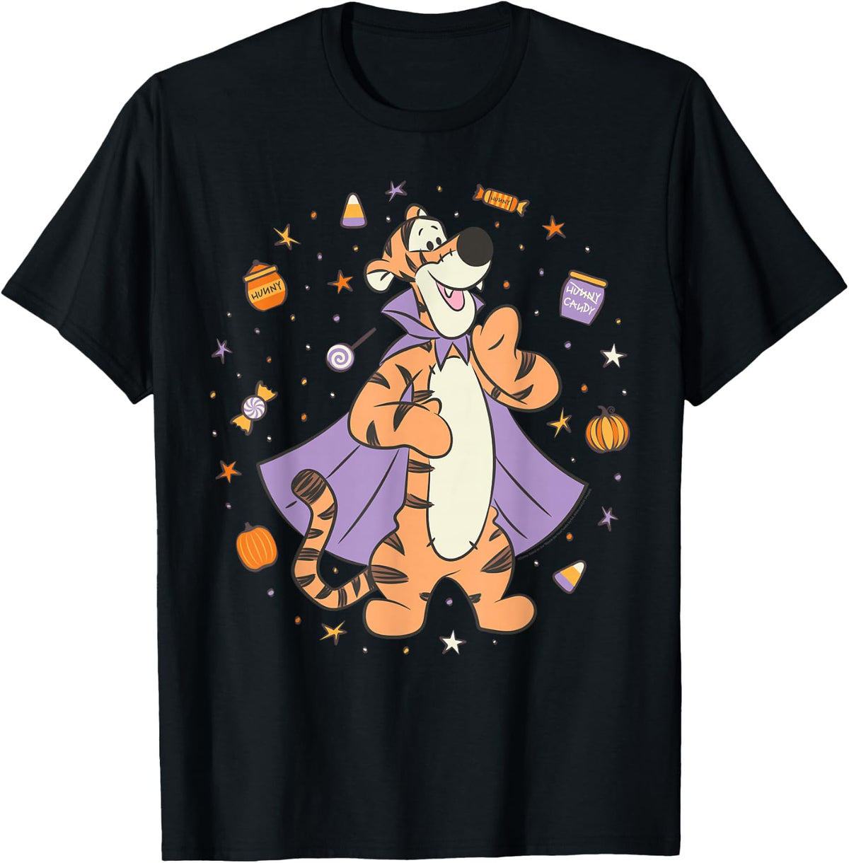 Disney Winnie the Pooh Halloween Tigger Trick-or-Treat Candy T-Shirt