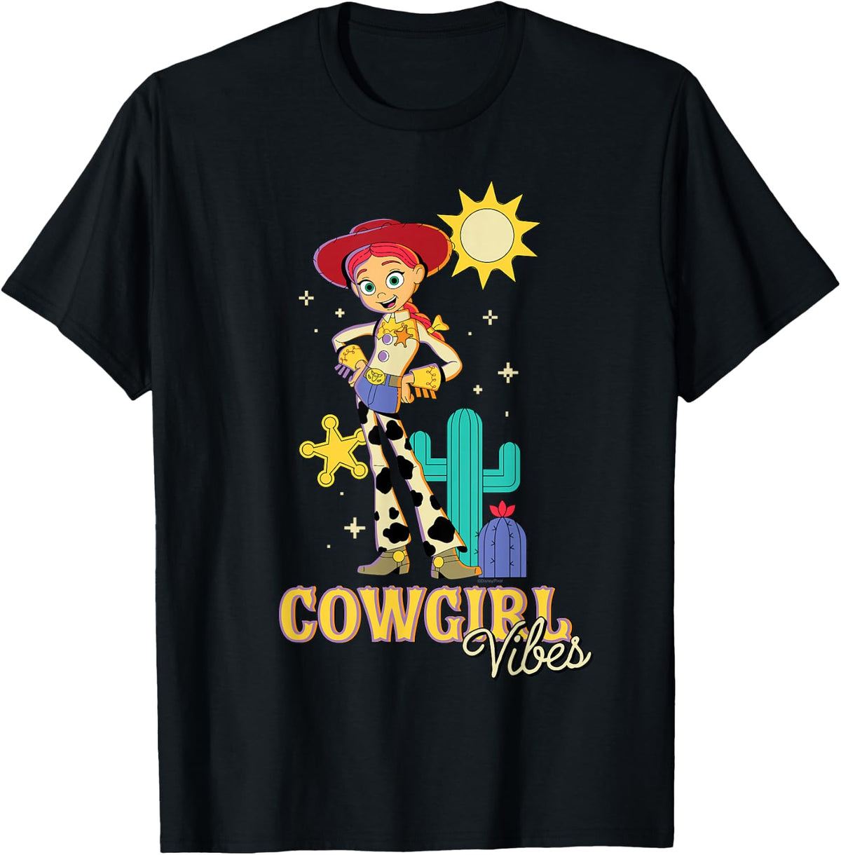 Disney and Pixar's Toy Story 5 Sheriff Jessie Cowgirl Vibes T-Shirt