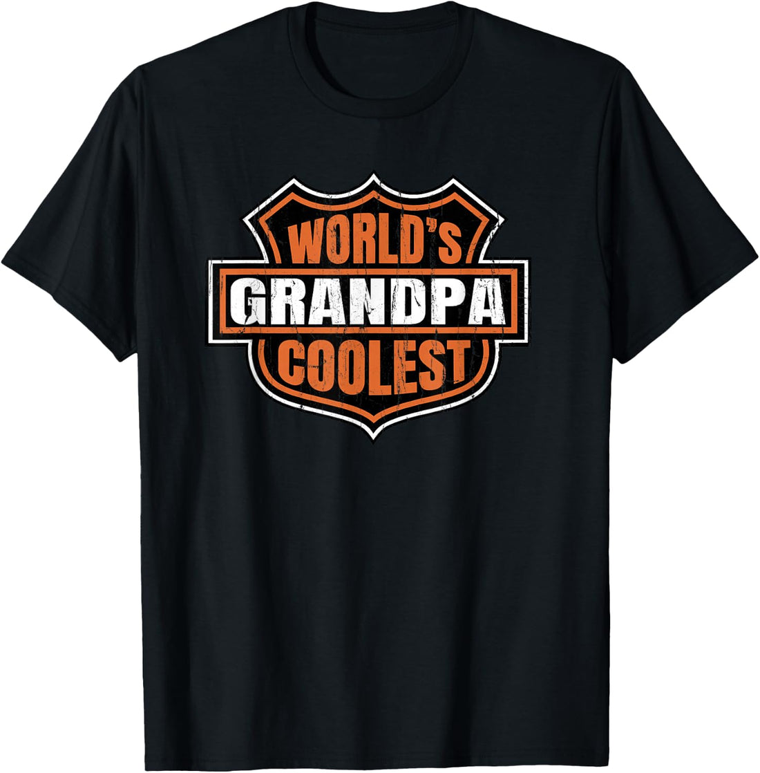 World's Coolest Grandpa, Motorcycle Grandpa T-Shirt