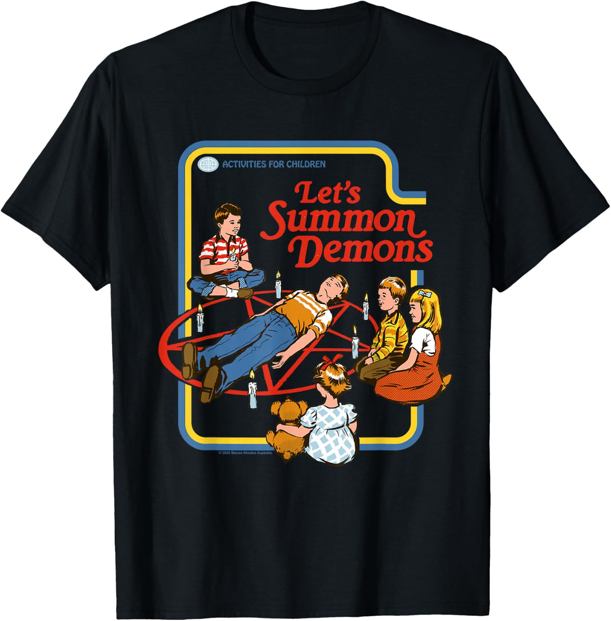 Lets Summon Demons Occult Retro Vintage Funny Adult Humor T-Shirt