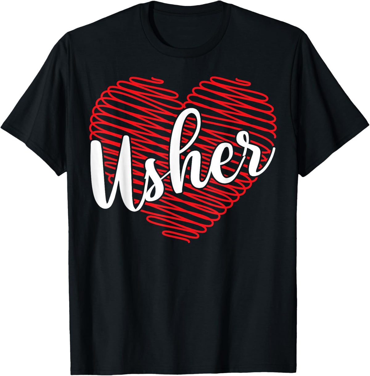 Usher - Valentine’s Day Men Women Usher Church Gifts T-Shirt