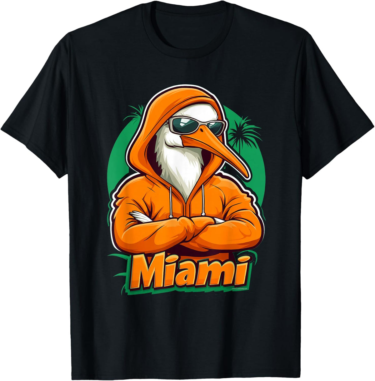 Miami Florida White Ibis Retro Cool Souvenir Men Women Kid T-Shirt