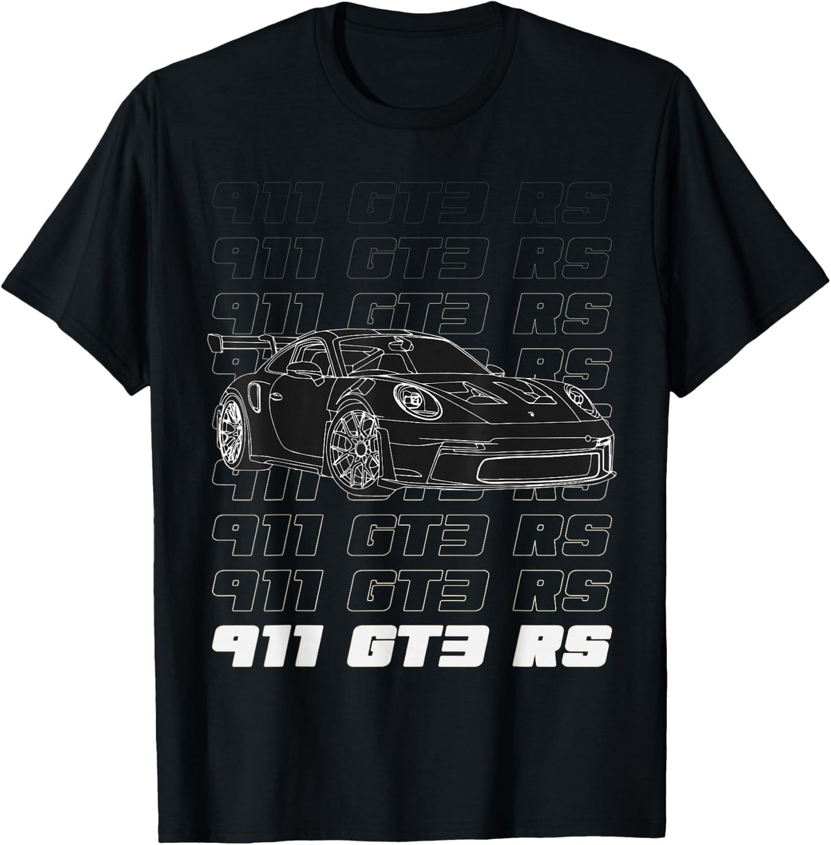 Exclusive 911 GT3 RS Silhouette, Meme Coin, Motorsport SE T-Shirt