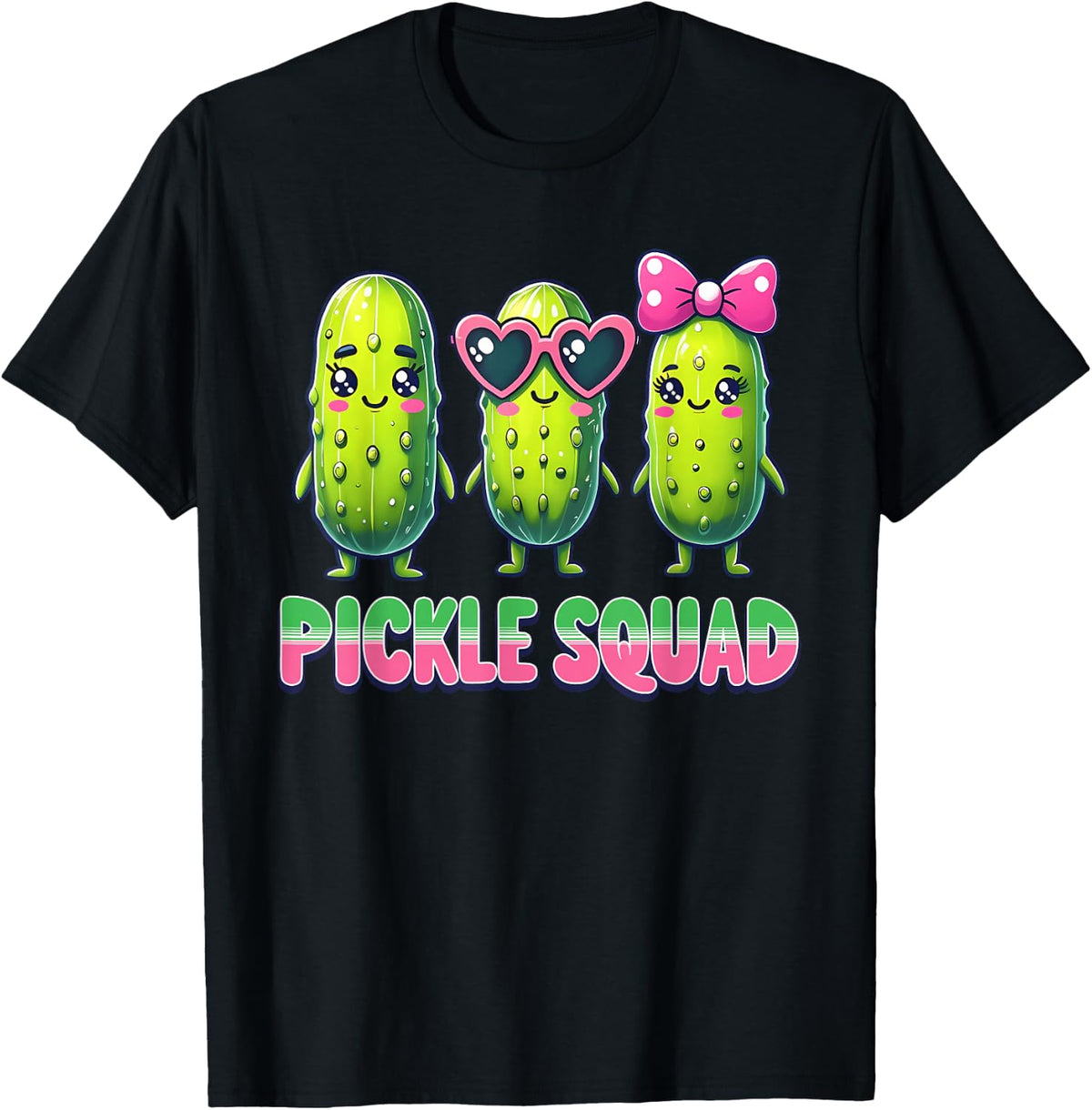 Cute Pickle Squad Funny Toddler Kids Pickle Boys Girls T-Shirt
