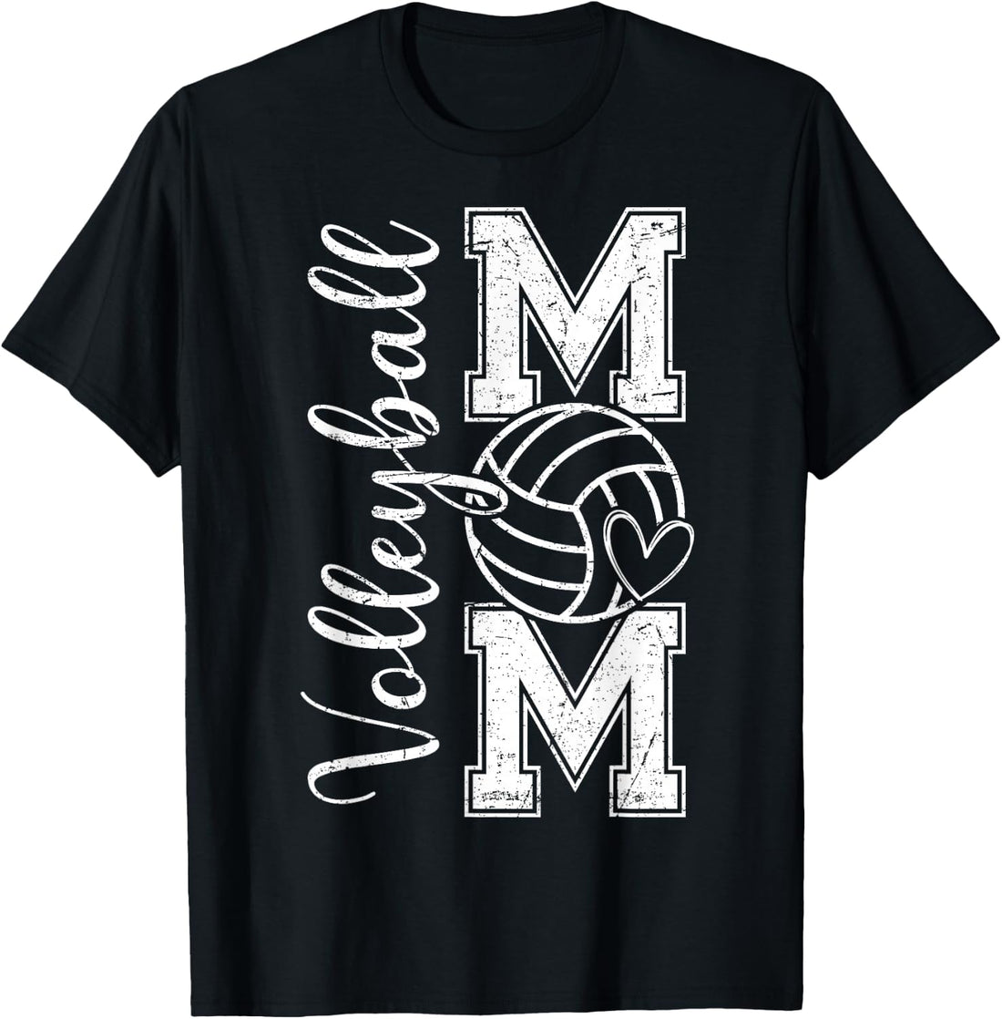 Volleyball Mom Game Day Vibes Mothers Day Volleyball Mother T-Shirt