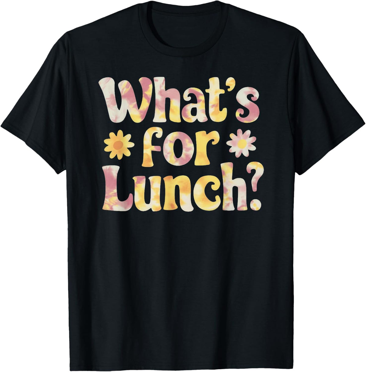 Funny Cooking Lunch Lady Tie Dye What's for Lunch? T-Shirt