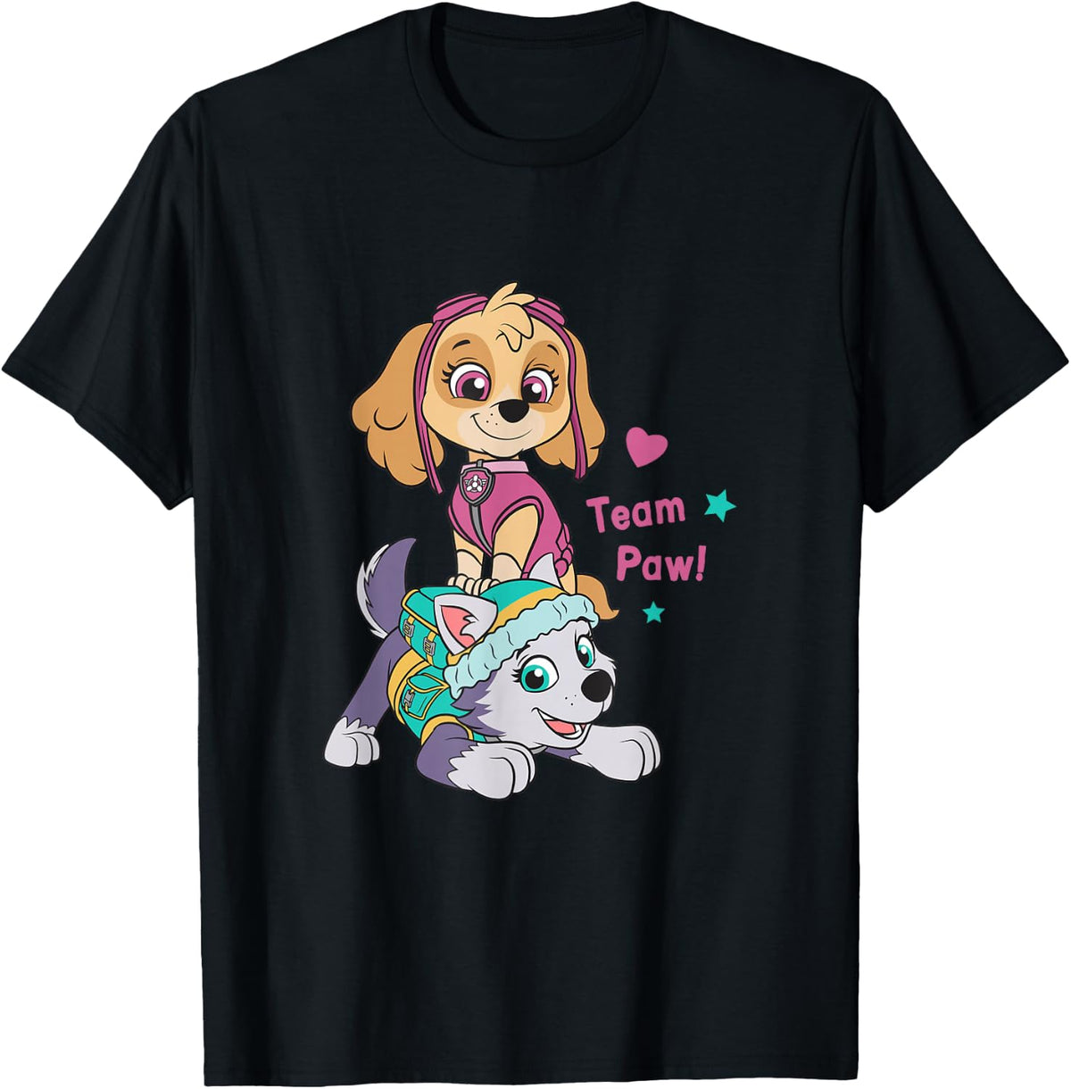 Paw Patrol Skye Everest Team Paw Friends Forever T-Shirt