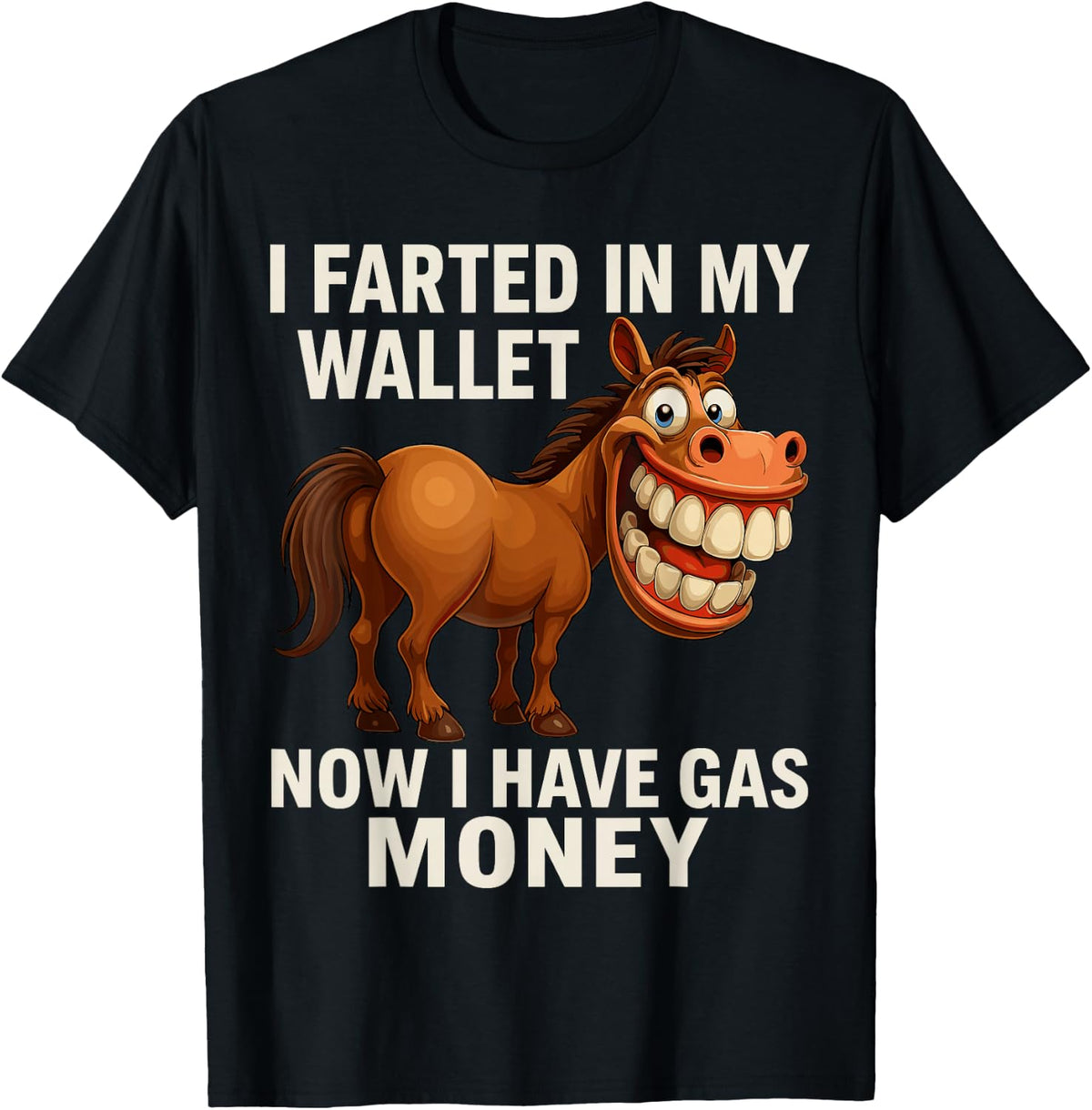 I Farted in My Wallet Shirt, Funny Gas Money Donkey Meme T-Shirt
