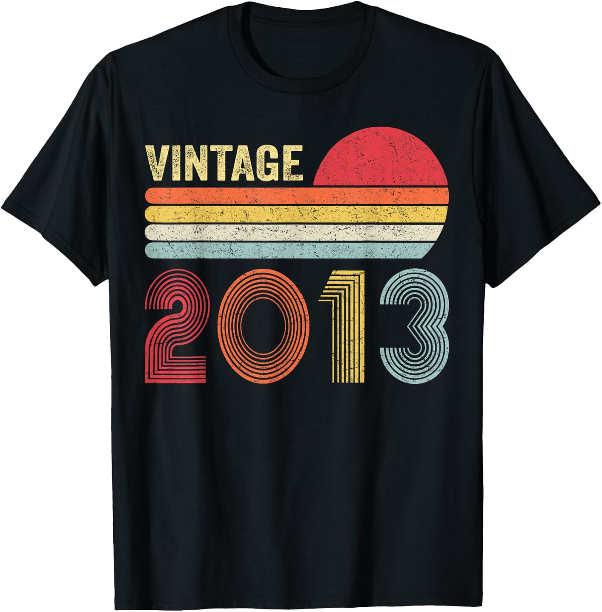 13 Year Old Gifts Vintage 2013 13th Birthday Boys Girls T-Shirt