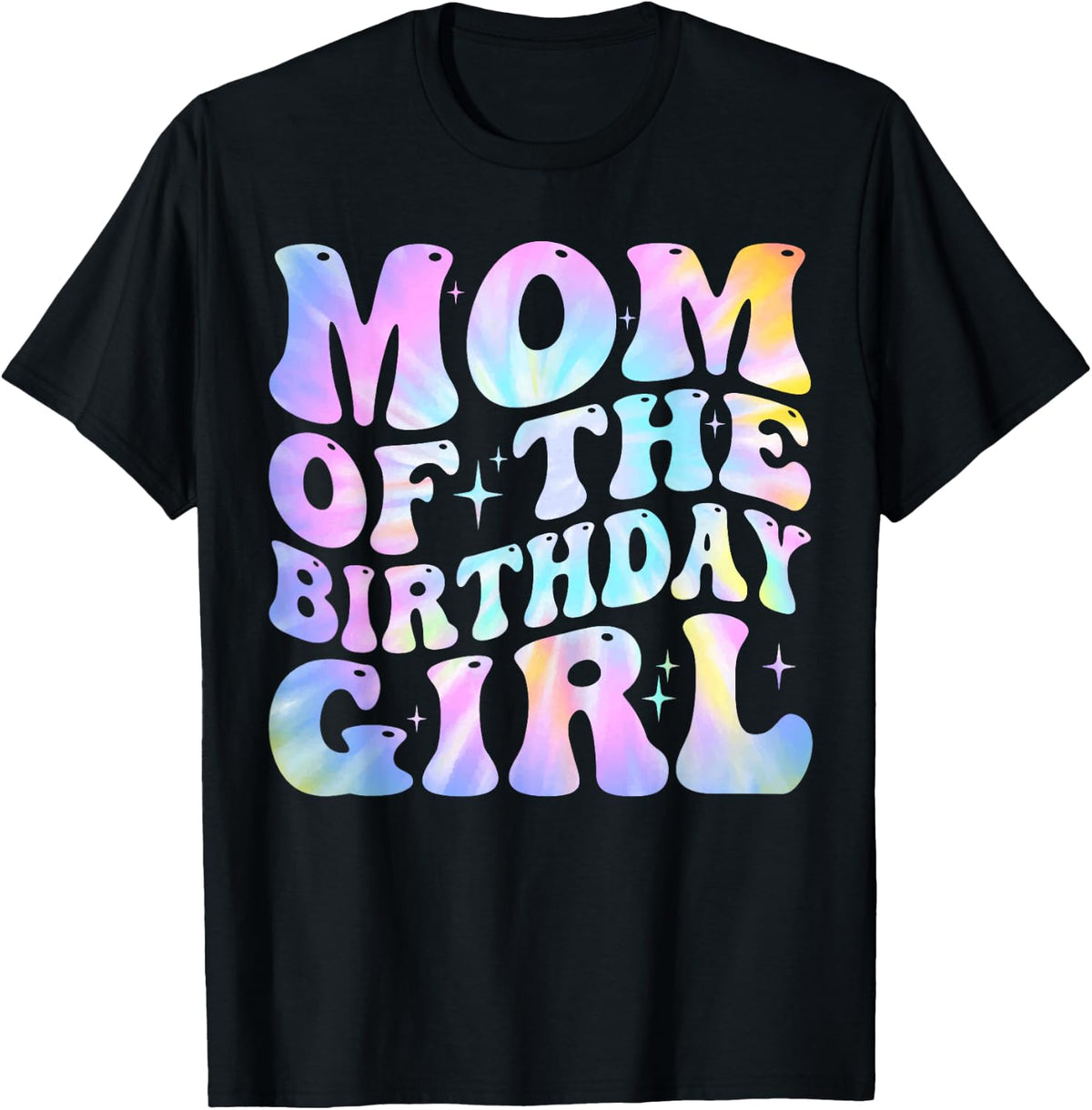 Girls Colourful Birthday Tie Dye T-Shirt