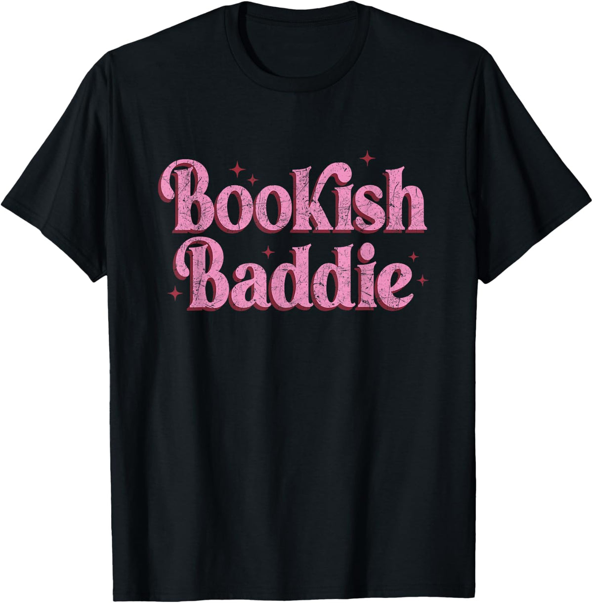 Bookish Baddie Design – Funny Literary Tee for Women T-Shirt