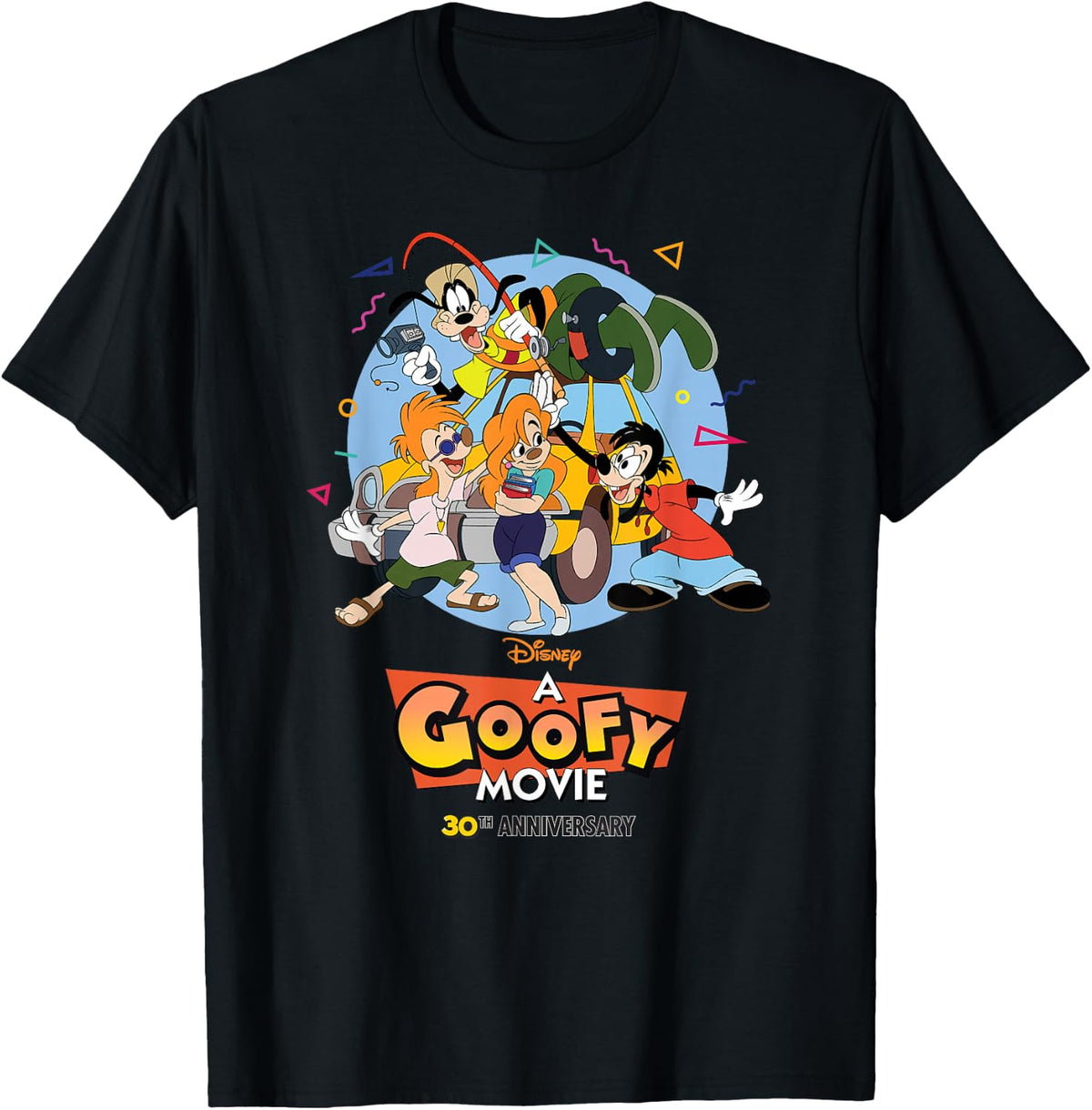 Disney A Goofy Movie 30th Anniversary Retro ’90s Road Trip T-Shirt
