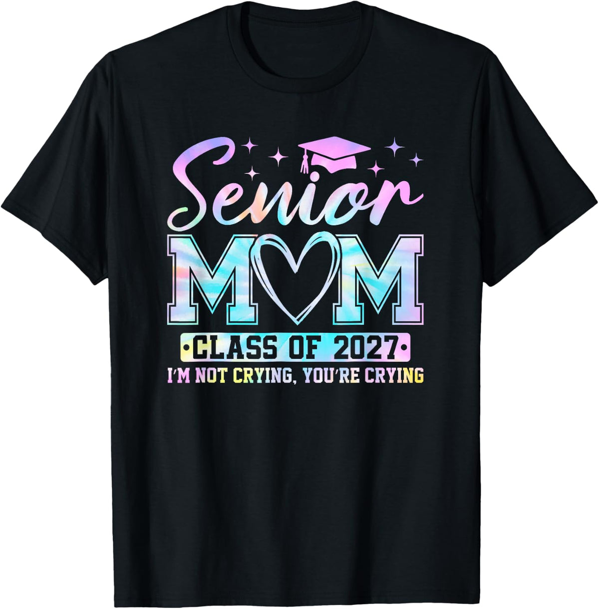 Senior Mom Class of 2027 Senior Mama 2027 Graduation Funny T-Shirt