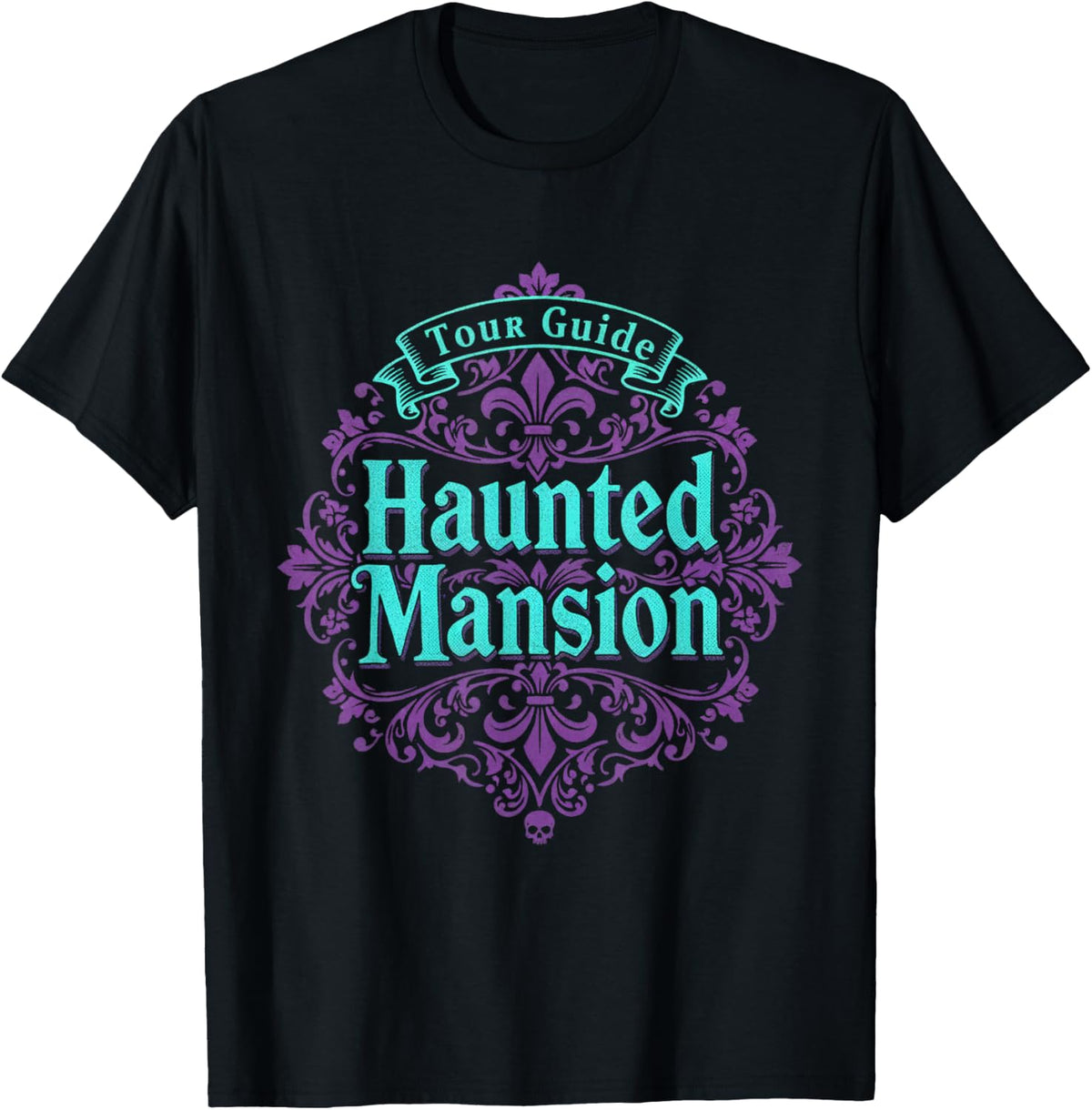 Halloween Haunted Mansion Tour Guide Carneval Fasching T-Shirt