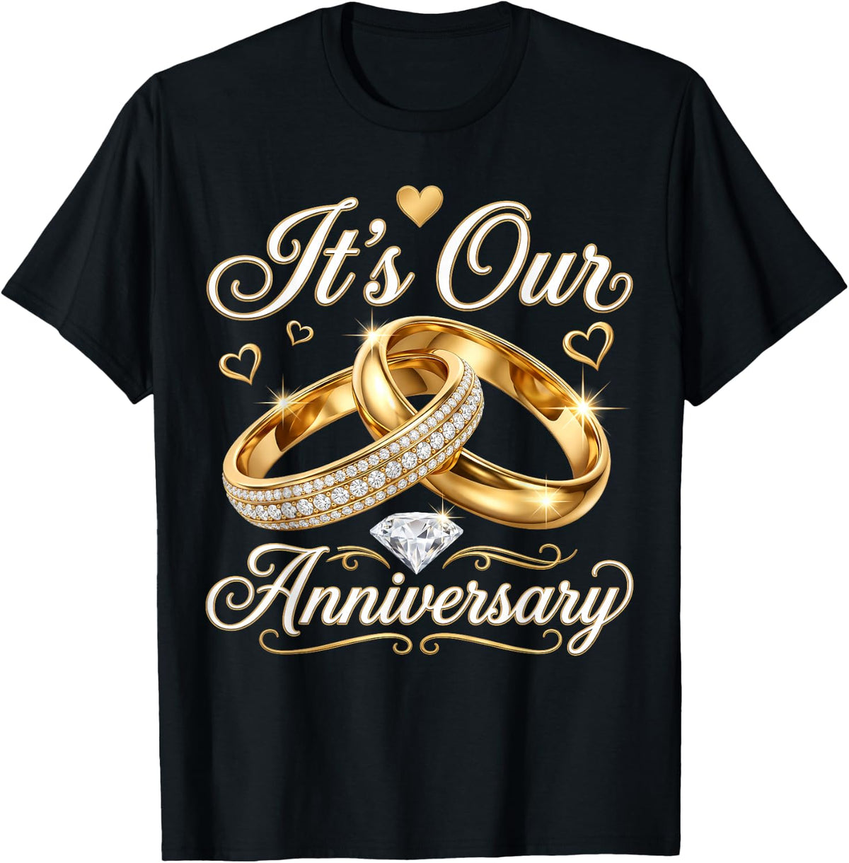 It's Our Anniversary Shirts for Married Couples Husband Wife T-Shirt