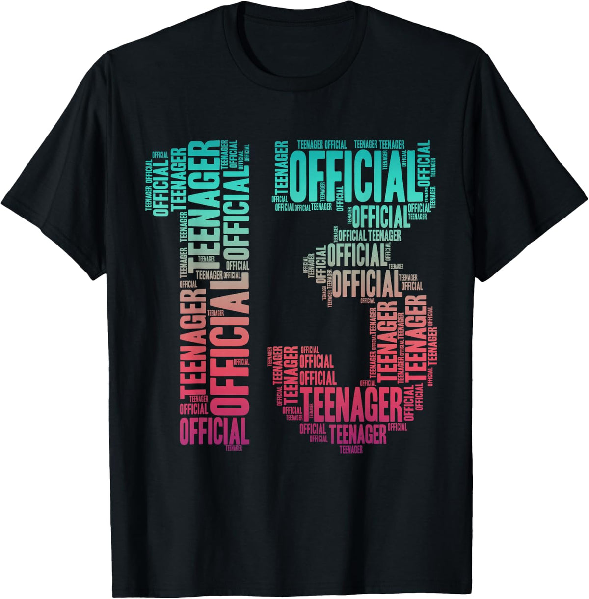 13th Birthday Boy Girl Official Teenager 13 yr Old Bday Kids T-Shirt