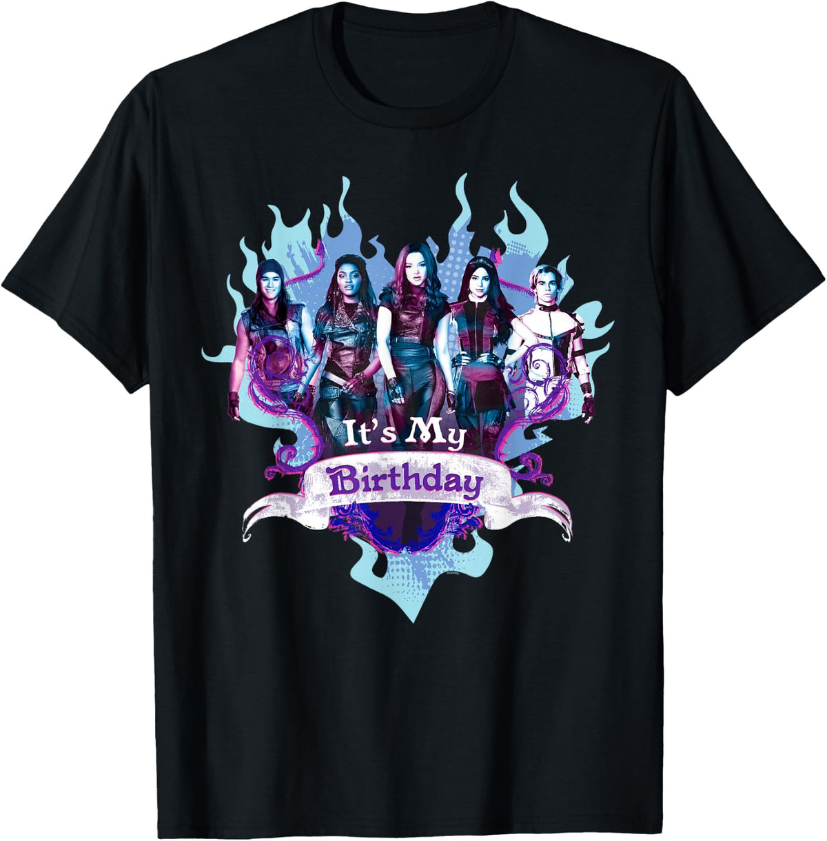 Disney Descendants It's My Birthday Party Gift Heart T-Shirt