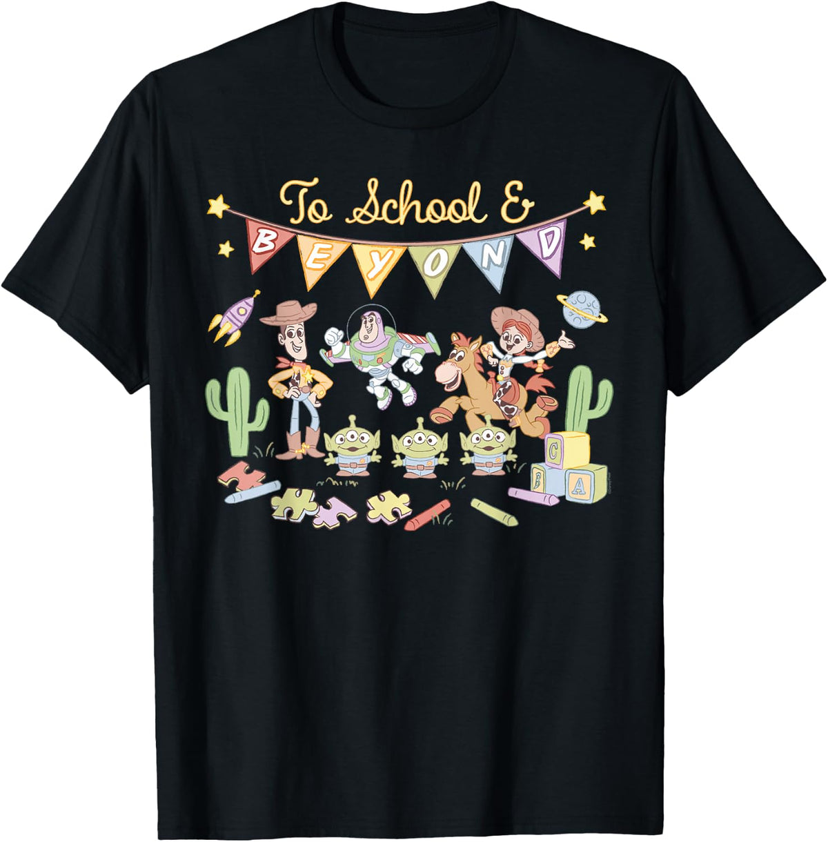 Disney & Pixar's Toy Story Back to School & Beyond First Day T-Shirt