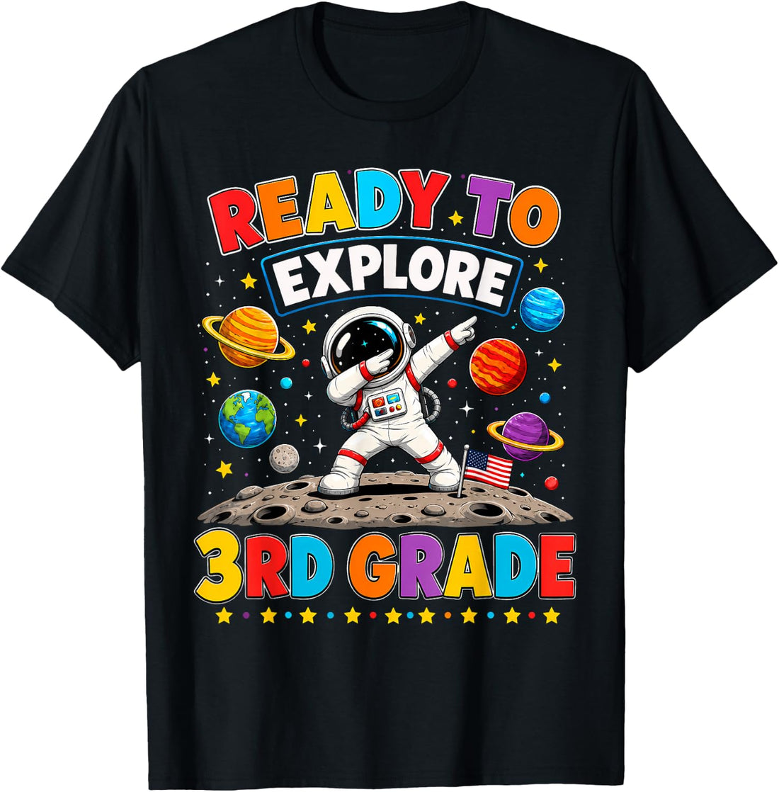 3rd Grade for Boys Back to School First Day of Third Grade T-Shirt