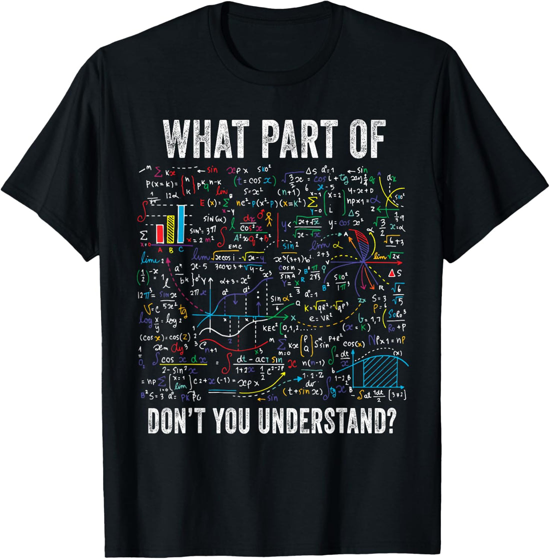 What Part of Don’t You Understand Funny Math Sarcastic T-Shirt