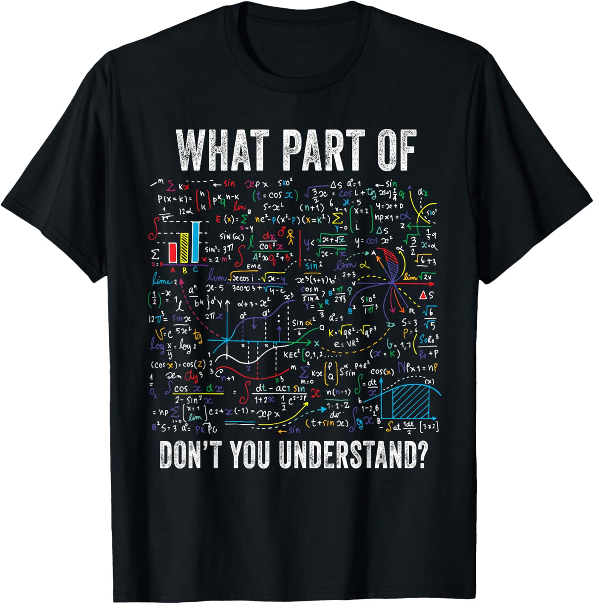 What Part of Don’t You Understand Funny Math Sarcastic T-Shirt