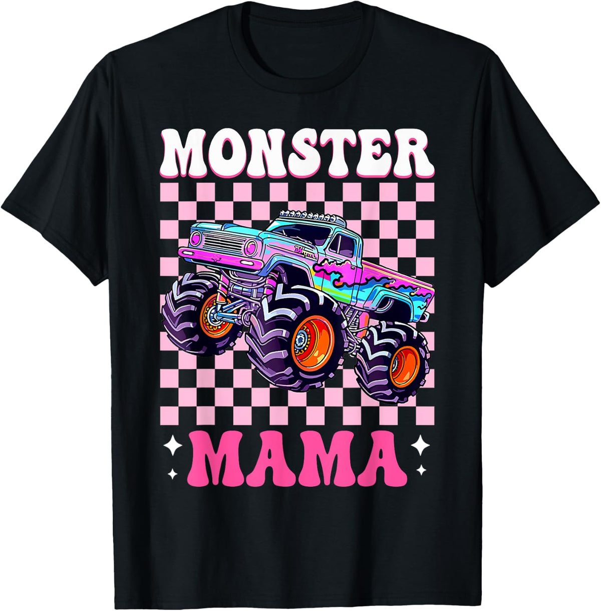 Monster Truck Mama Shirt Monster Truck Mom Family Matching T-Shirt