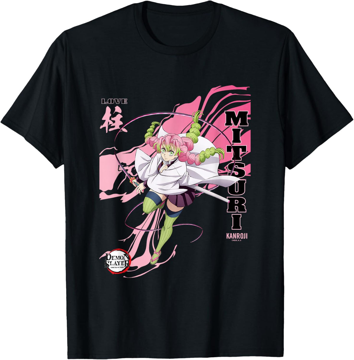 Demon Slayer: Infinty Castle Mitsuri Girl Love Hashira T-Shirt