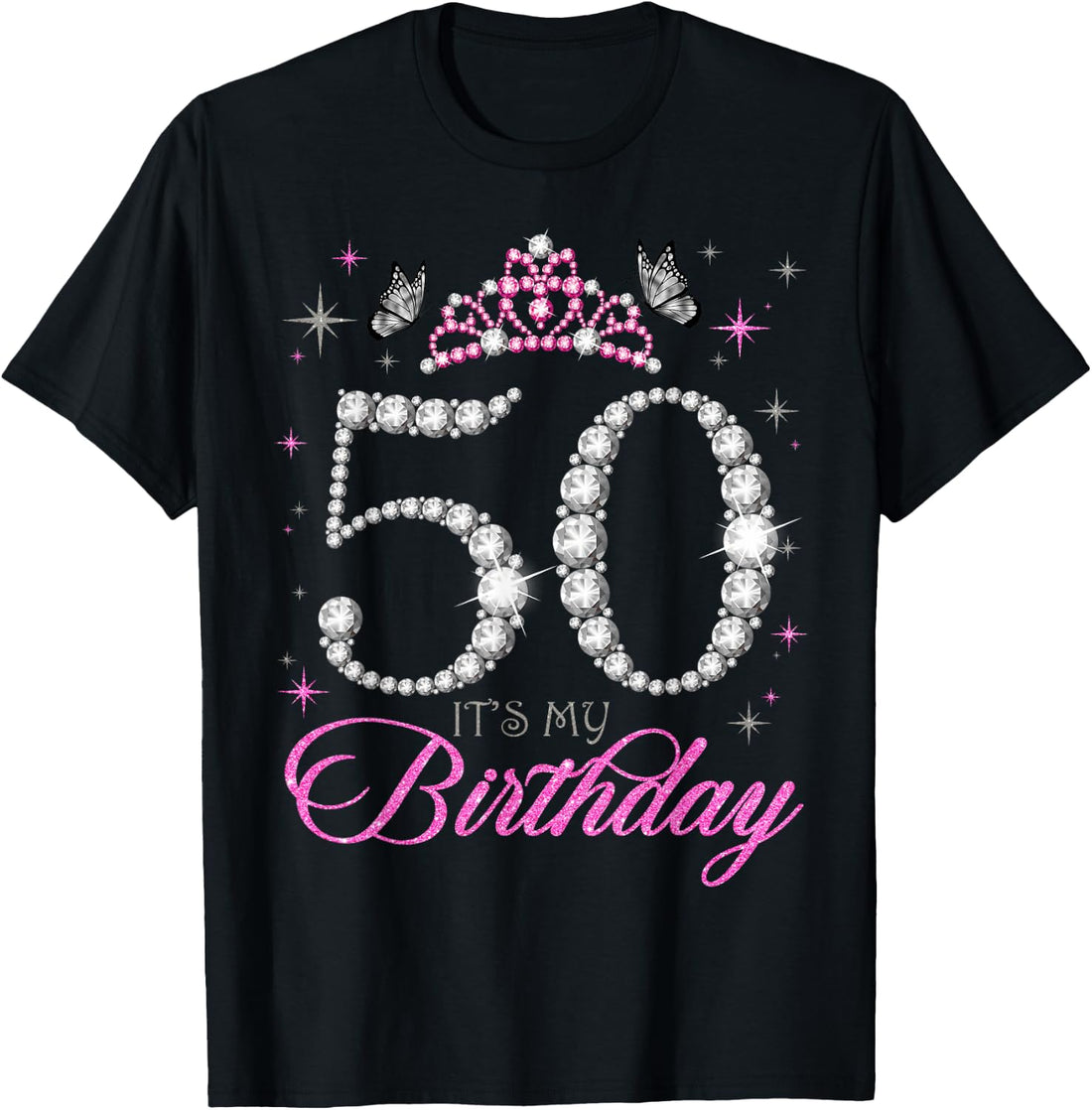 50 It's My Birthday 50 Years Old 50th Birthday Party T-Shirt