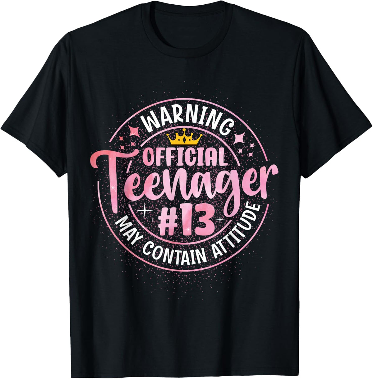 13th Birthday Girl Official Teenager 13 Year Old Birthday T-Shirt