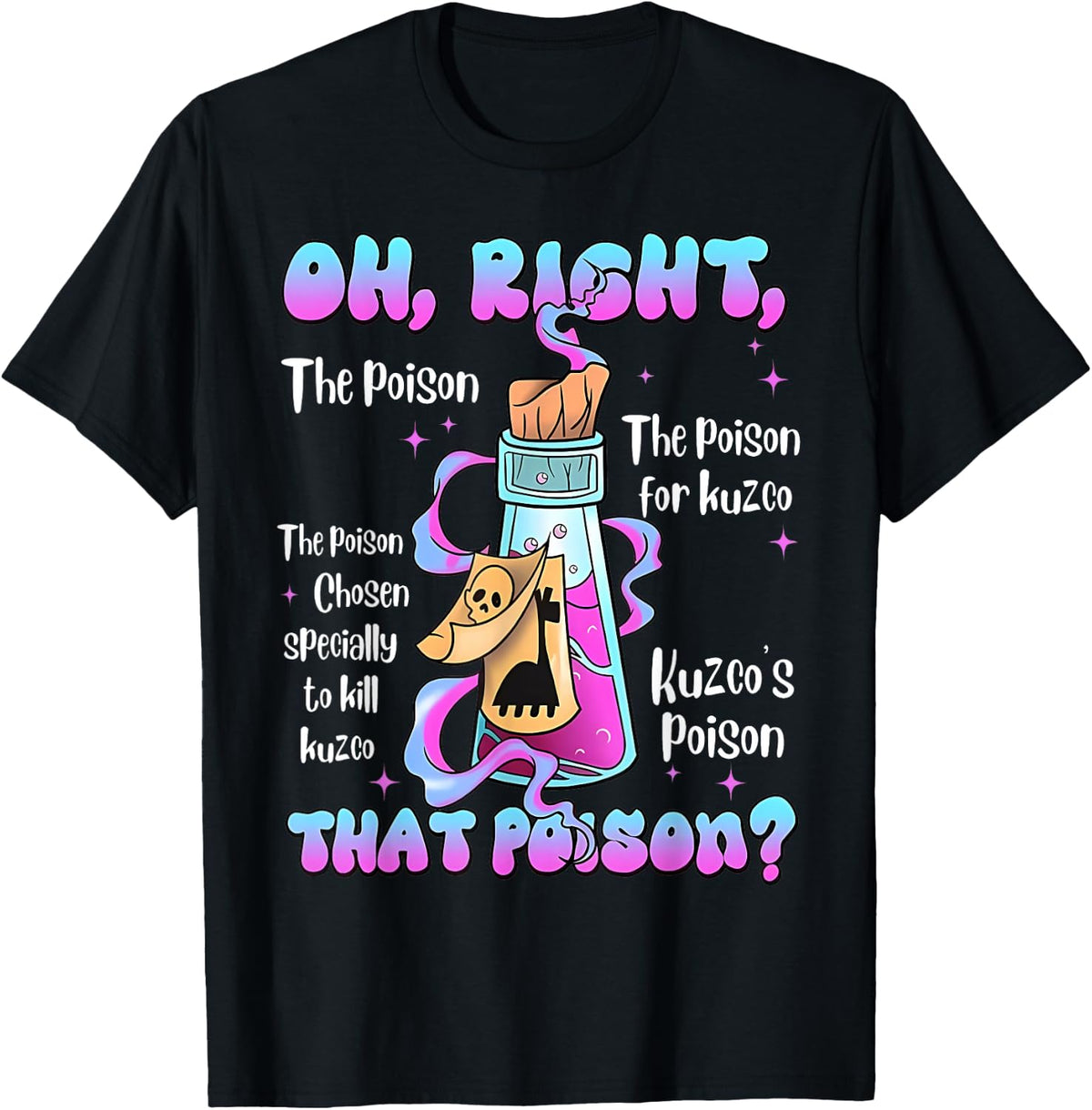 Vintage Oh Right That Poison Llama Halloween T-Shirt
