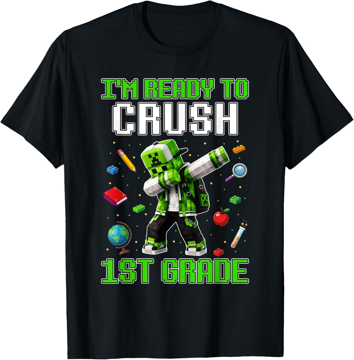 Back to School 1st Grade Boys Gamer First Day of First Grade T-Shirt