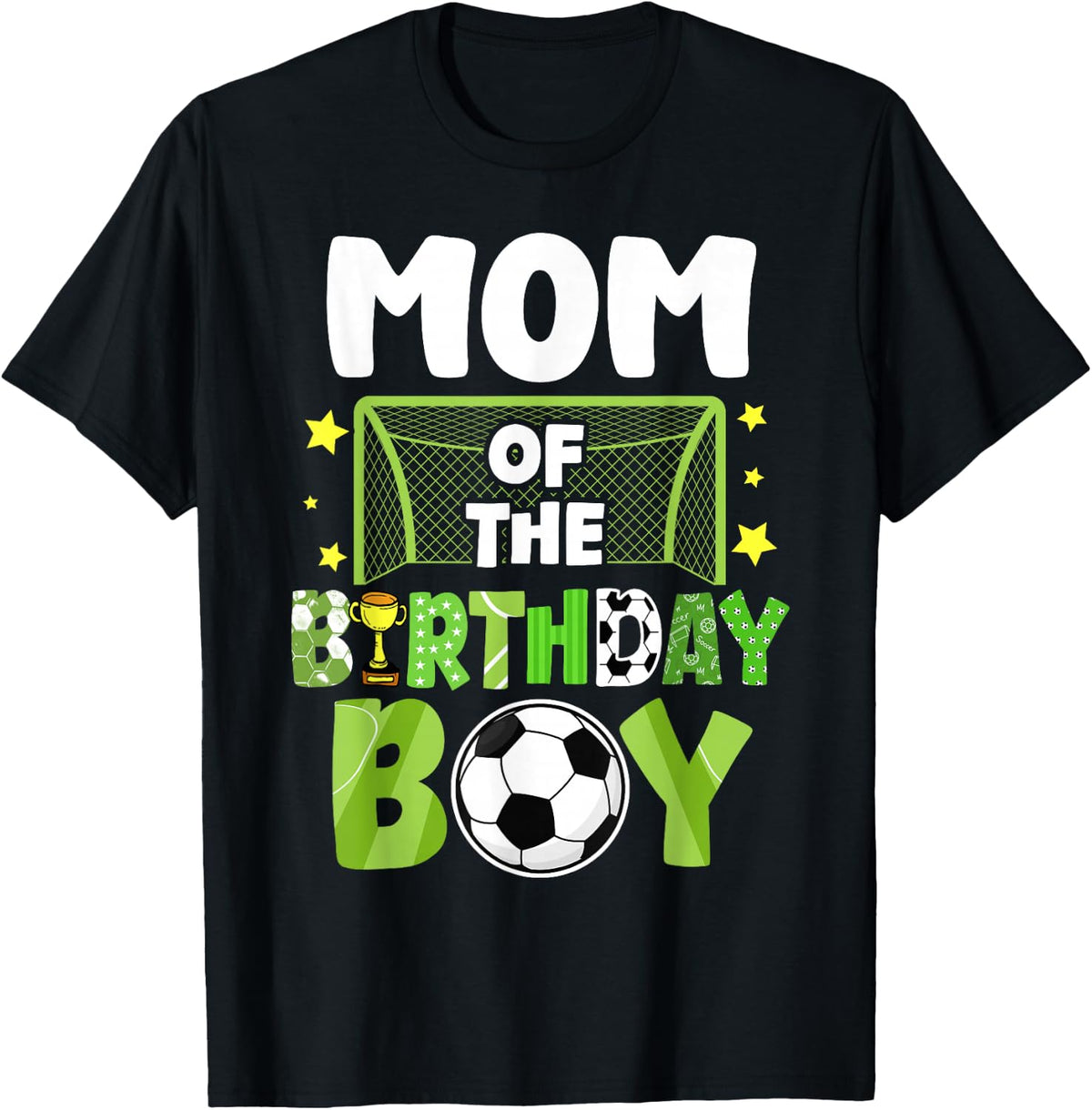 Soccer Mom Birthday Boy Party Soccer Family Matching T-Shirt
