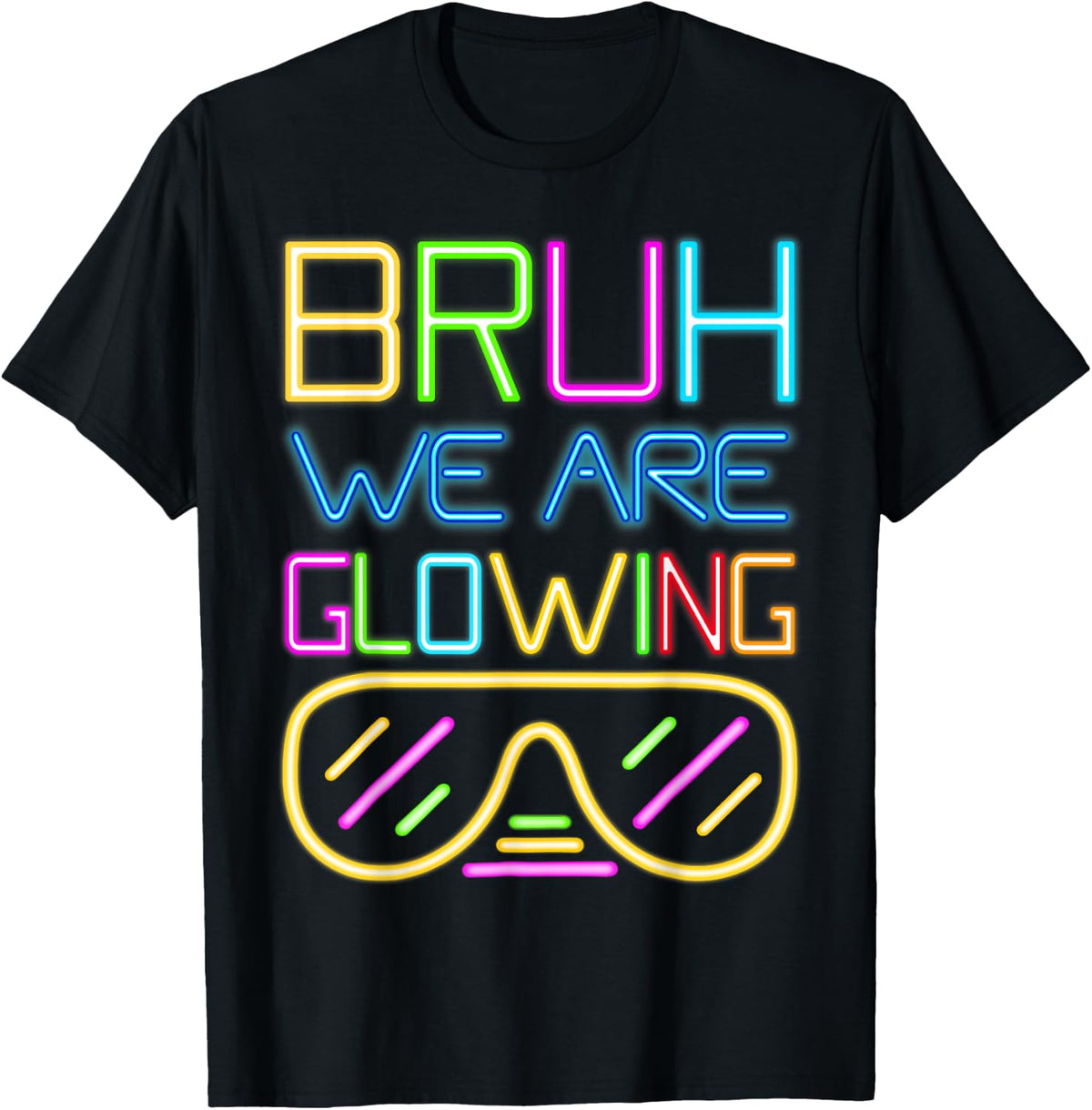 Bruh We are Glowing in My Glowing Era Hello Summer Vacation T-Shirt