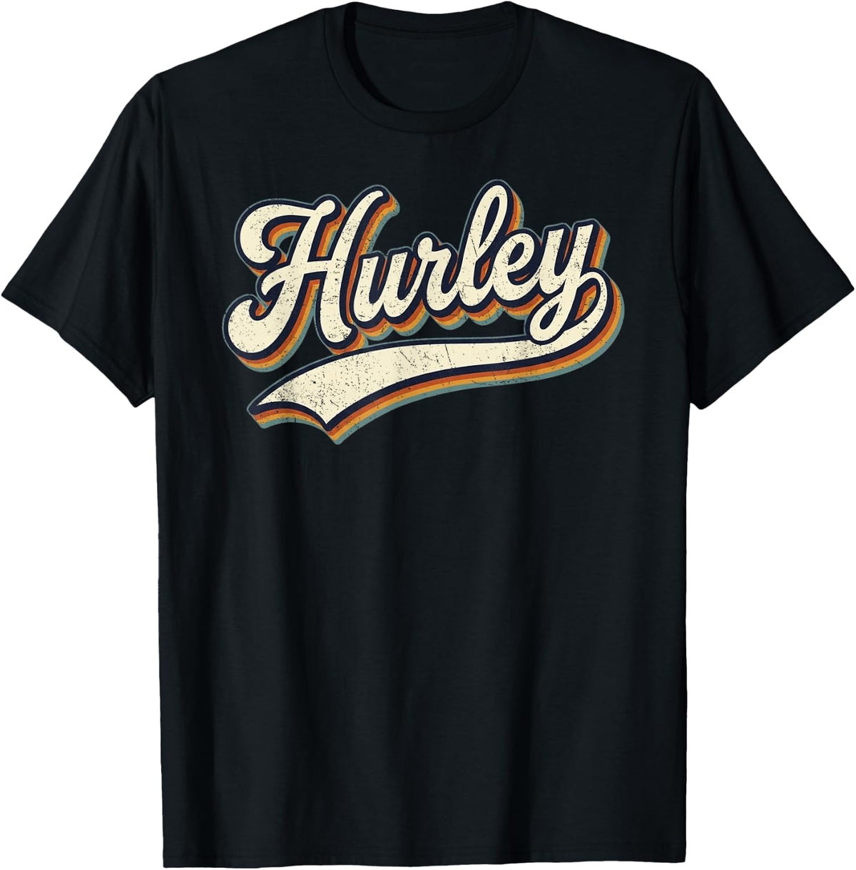 Retro Hurley Home State Cool 70s 80s Style Vintage T-Shirt