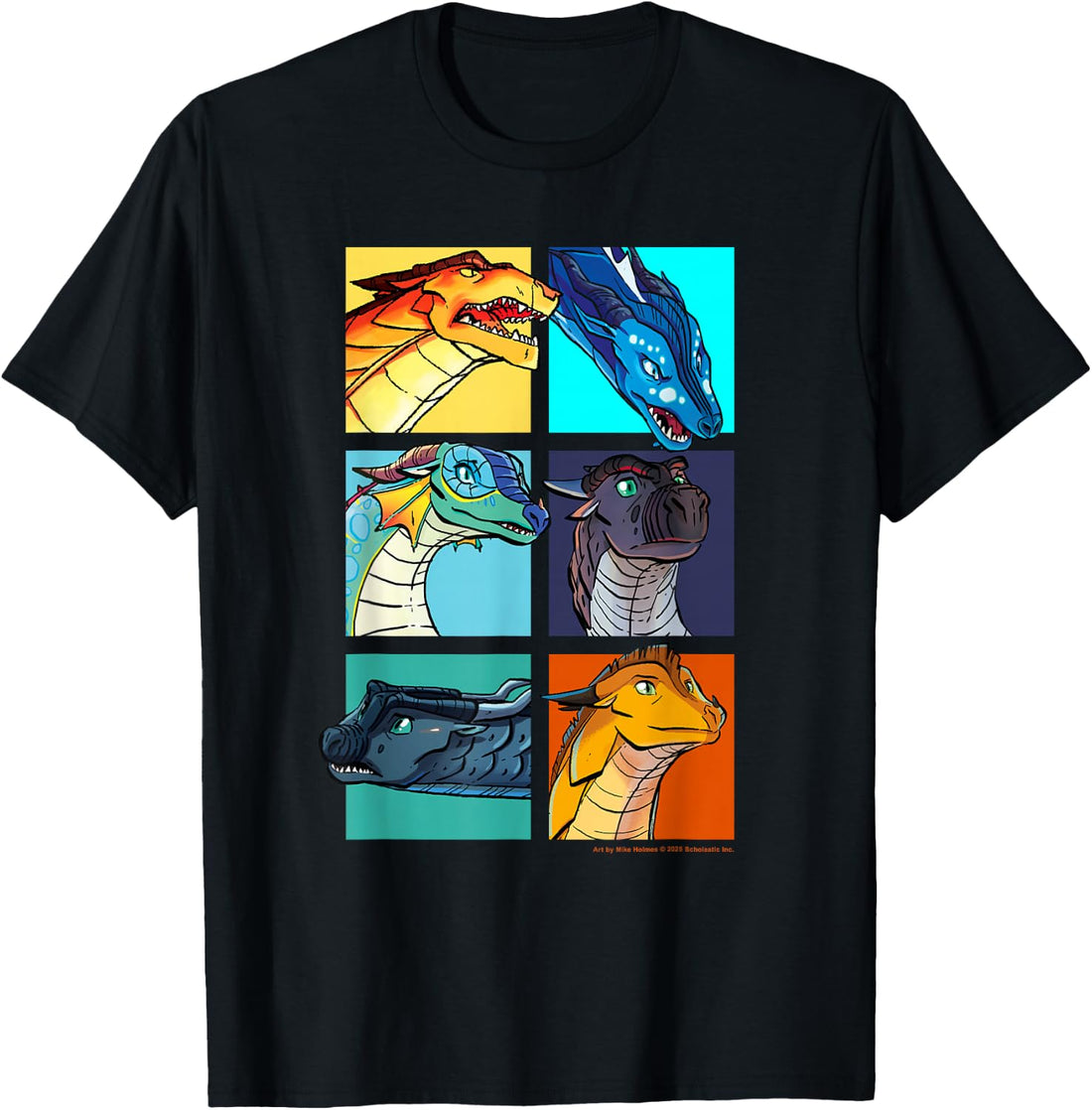 Wings of Fire Character Squares T-Shirt