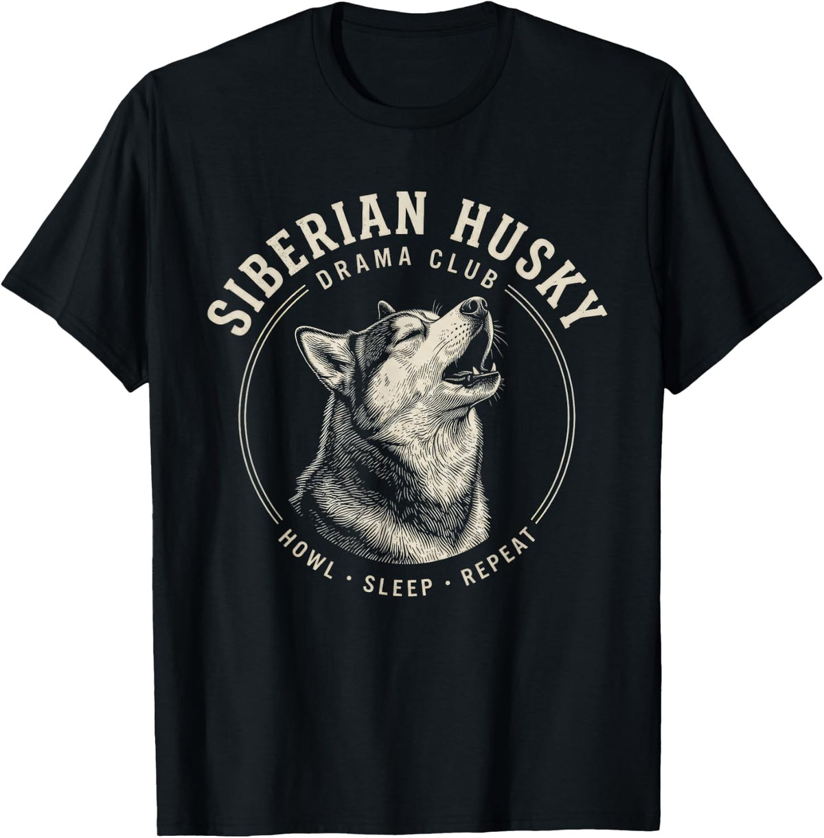 Siberian Husky Drama T-Shirt