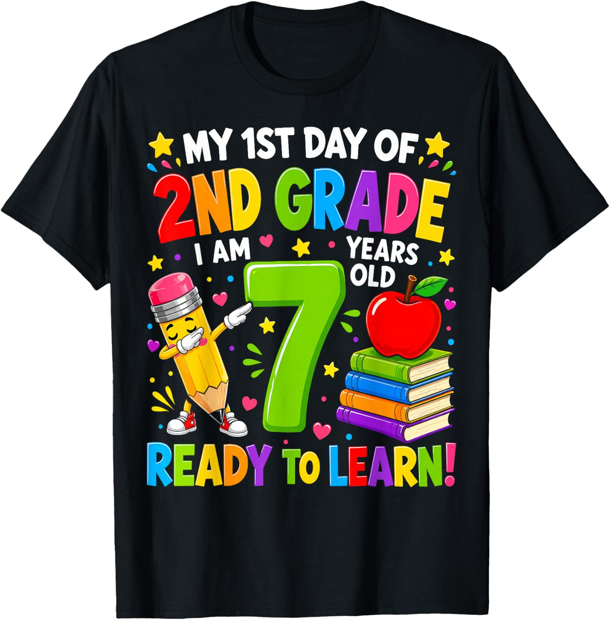 My First Day of 2nd Grade 1st Day of School Boys Girls T-Shirt