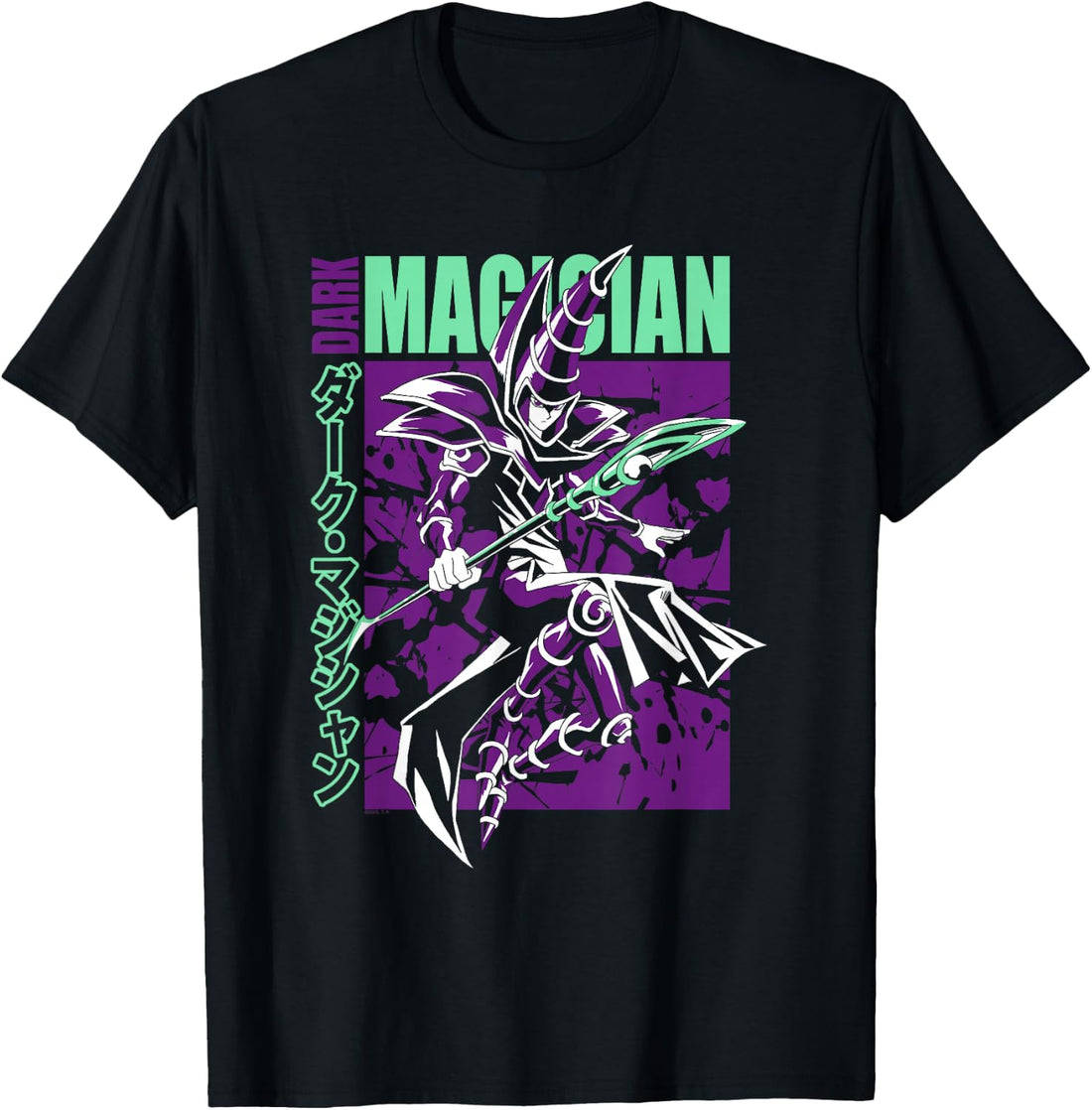 Yu-Gi-Oh! Duel Monsters Dark Magician Fight Pose Anime T-Shirt