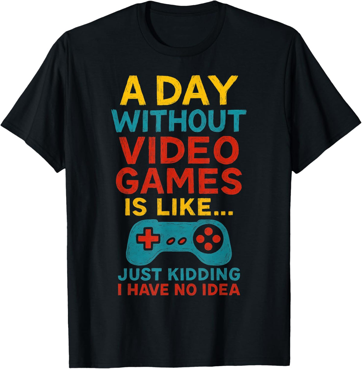Funny Gamer Saying Graphic Tee Men Boys Teens Video Gaming T-Shirt