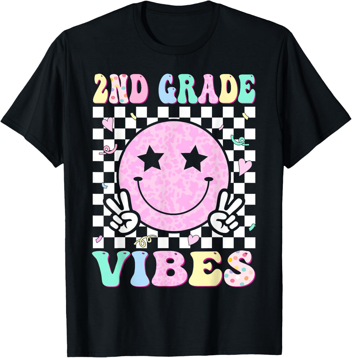 2nd Grade Vibes First Day of School 2nd Grade Second Grade T-Shirt
