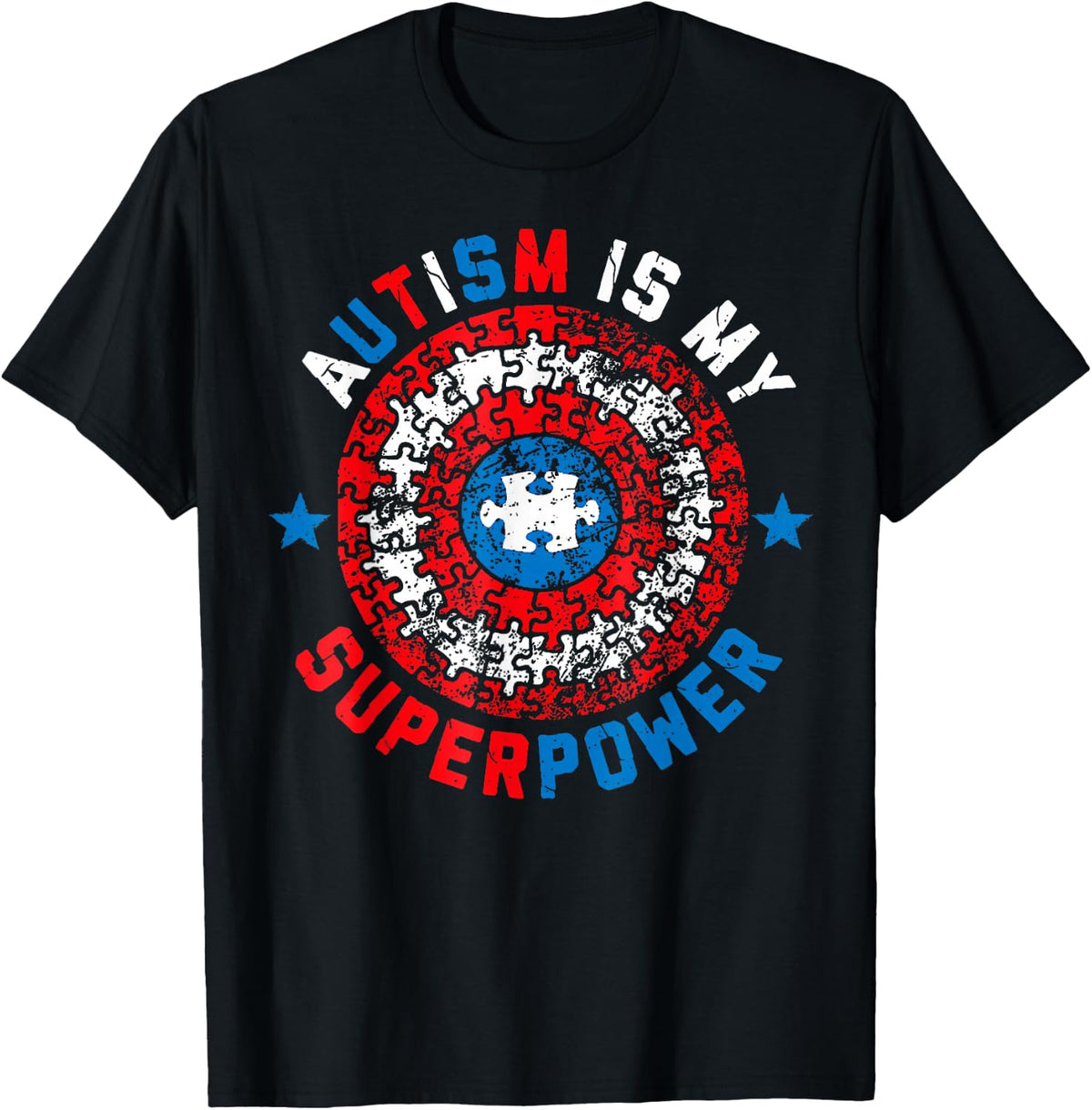 Autism is My Superpower Autism Awareness Autistic for Boys T-Shirt