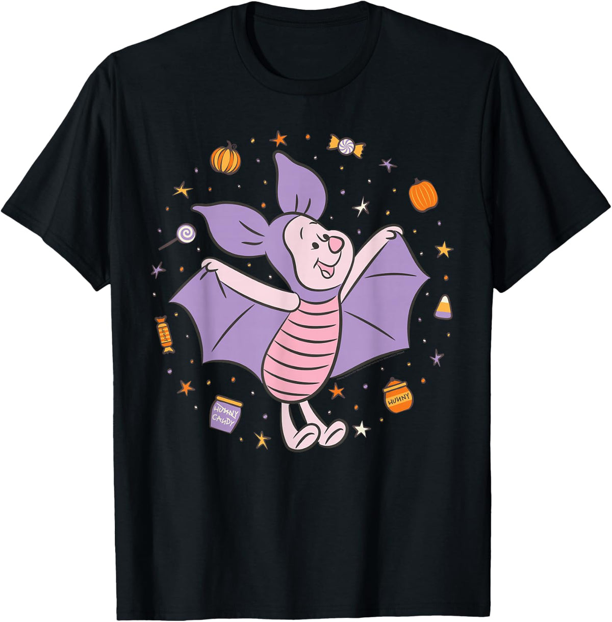 Disney Winnie the Pooh Halloween Piglet Trick-or-Treat Candy T-Shirt