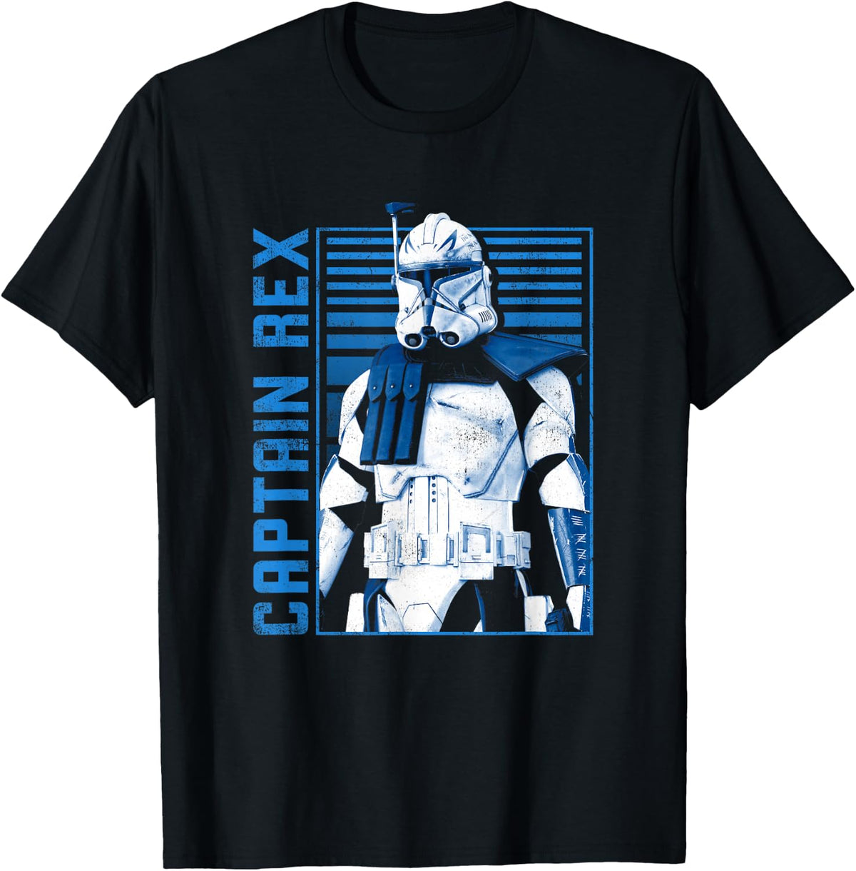 Star Wars: Ahsoka Captain Rex Vintage Rebel Fighter Poster T-Shirt