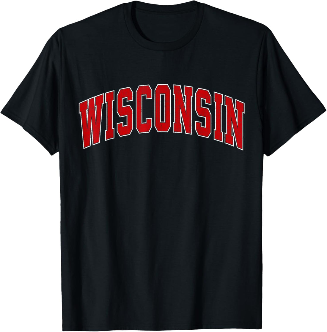 Wisconsin WI Vintage Athletic Sports Design for Men Women T-Shirt
