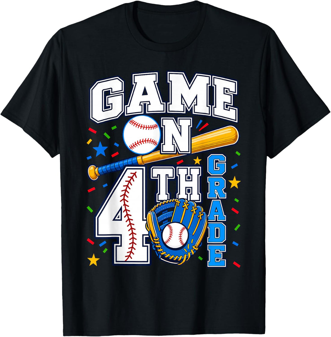 4th Grade for Boys Back to School First Day of Fourth Grade T-Shirt