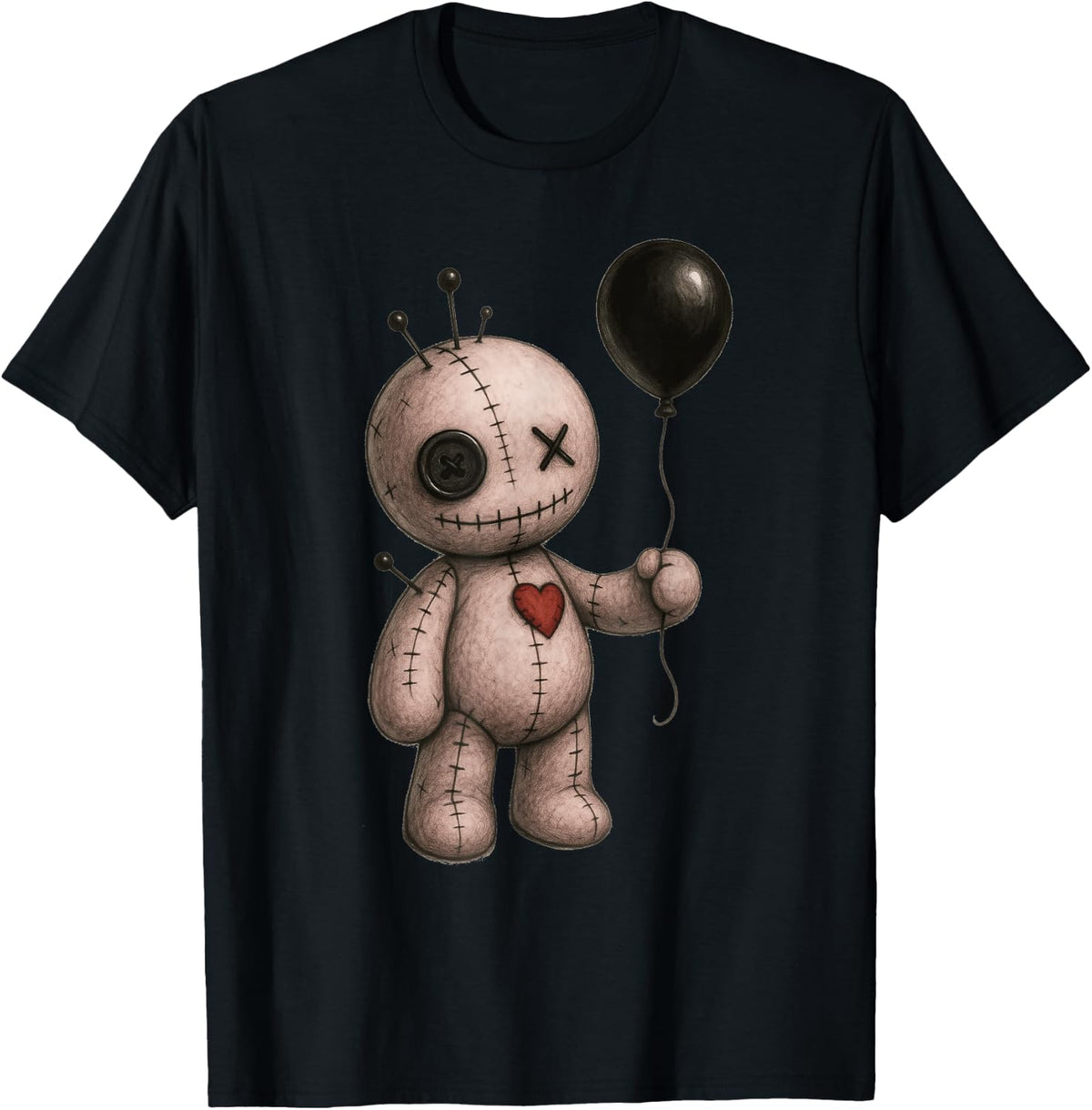 Pastel Goth Creepy Voodoo Doll Cute Goth Voodoo Doll T-Shirt